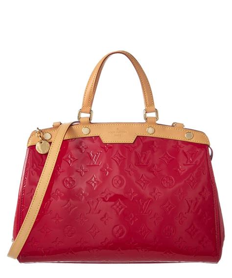 louis vuitton vernis brea mm pink